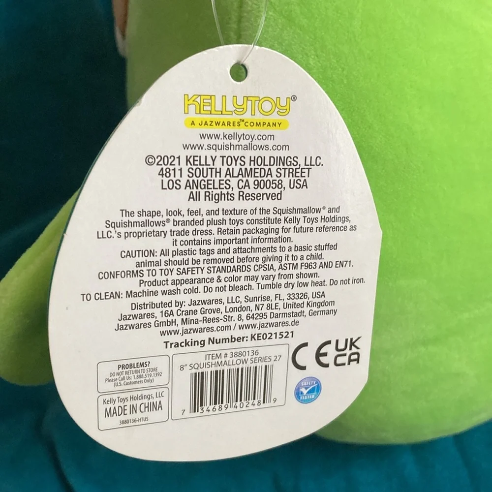 NWT Reginald the Corgi Dragon Original Squishmallows 8" *mild flaw - Picture 10 of 12